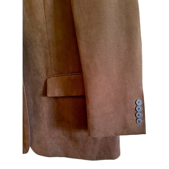 VIA EUROPA, FROM MACYS, DARK BROWN SPORT COAT. SIZE 44R - Picture 3 of 10